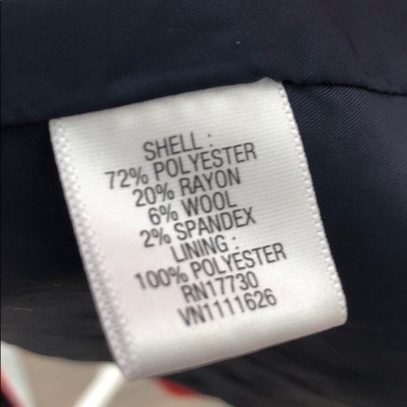 Two-Button Wool Blazer Jacket - Picture 8 of 8